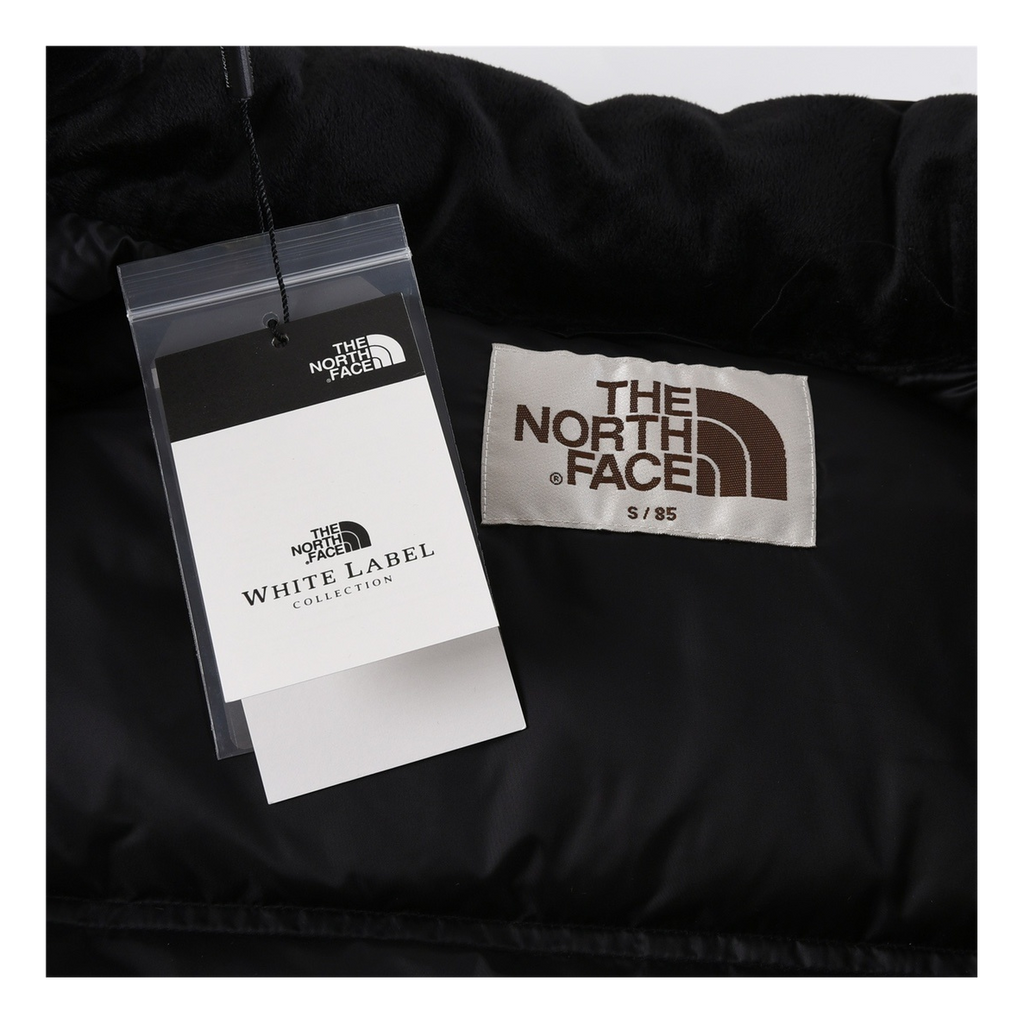 The North Face Nuptse Cropped Down Puffer Jacket - Black