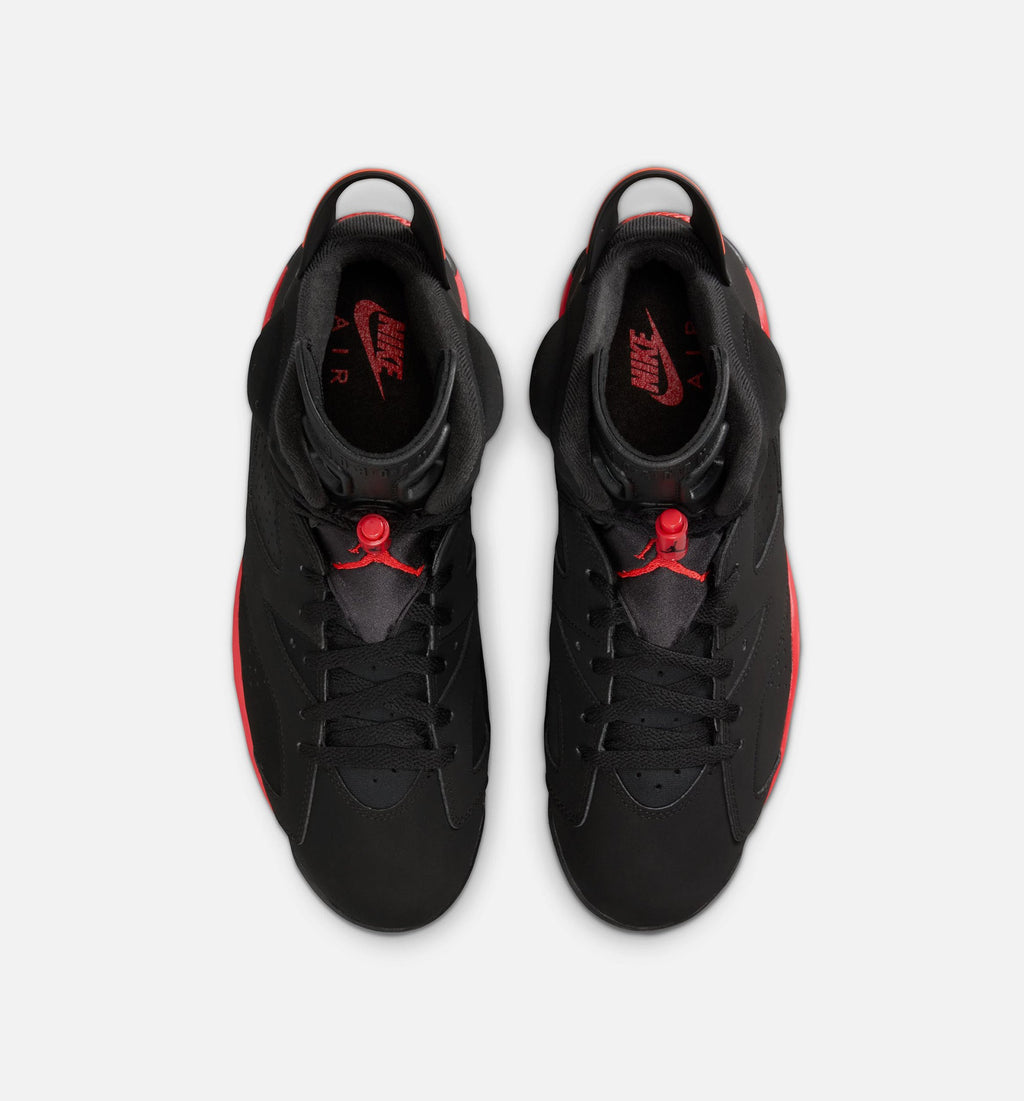 Air Jordan 6 Retro 'Infrared' (Salesman) - Men's Lifestyle Sneaker (Black/Light Crimson)