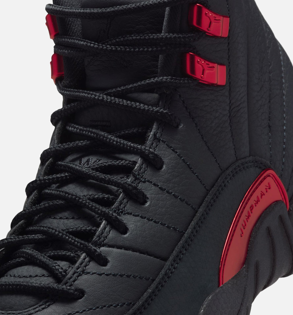 Air Jordan 12 Retro "Bloodline" Big Kids' Shoe – Black/Varsity Red
