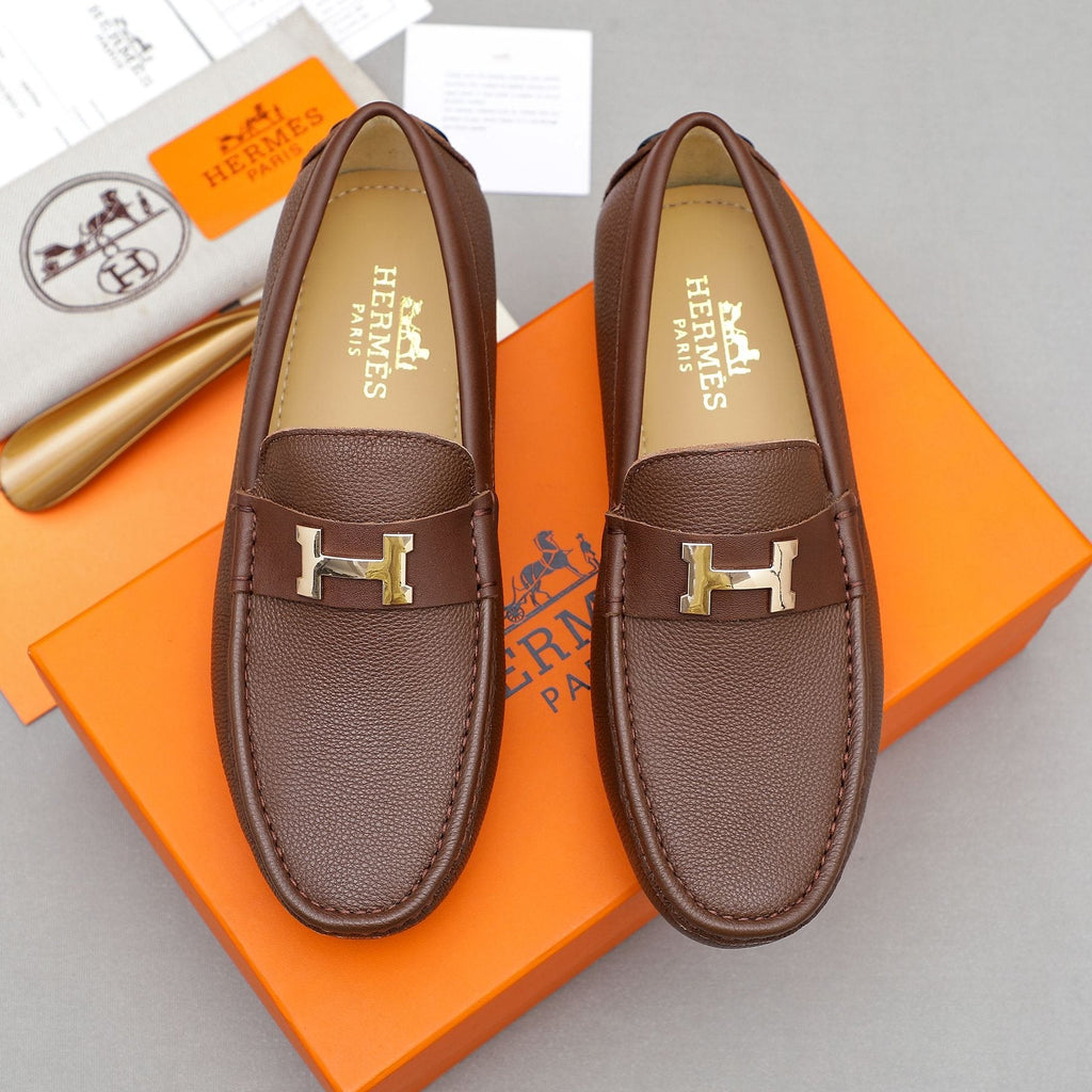 Hermès H-Hardware Slip-On Loafers